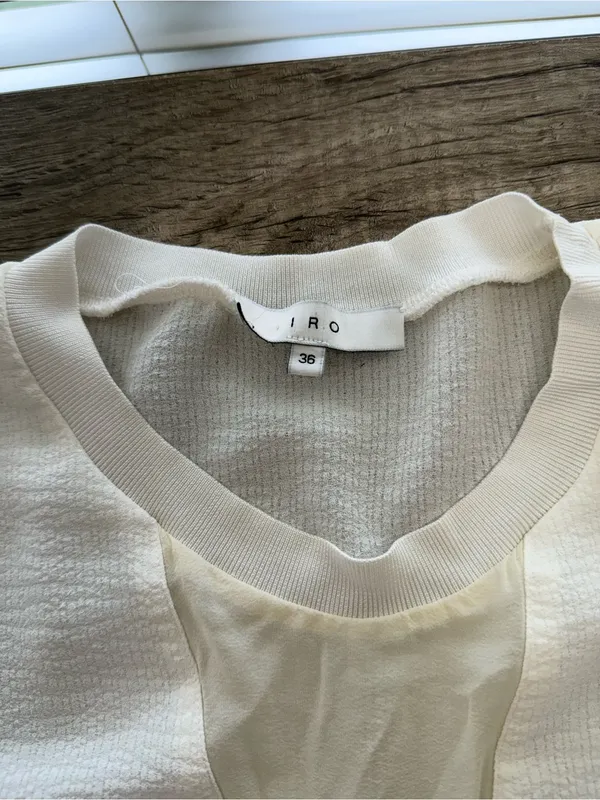 IRO cream blouse size‎ 36 - xs - Image 3