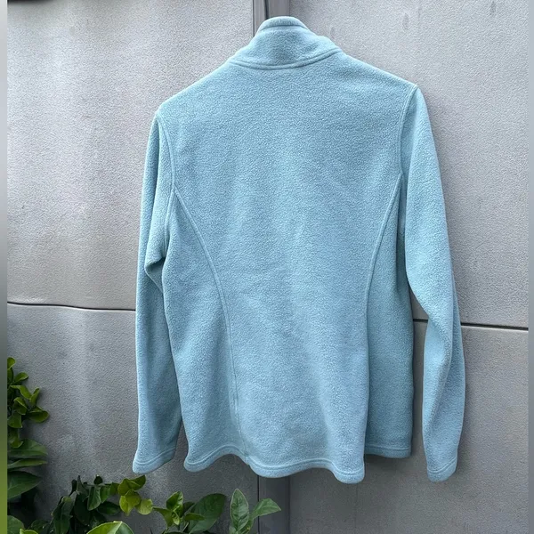 Patagonia Classic Synchill Marsupial Light Blue Pullover Women’s Sweater Sz L - Image 6