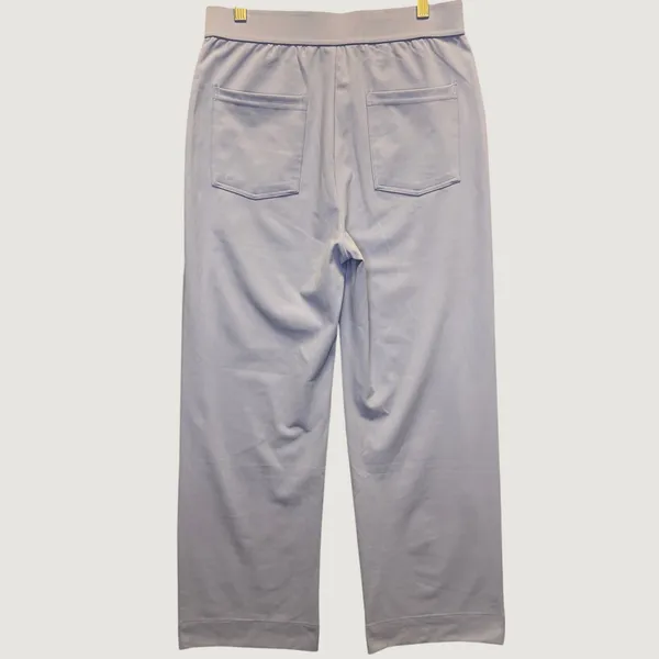1908 | Halara High Waisted Button Front Wide Leg Stretch‎ Trousers Grey Womens M - Image 2