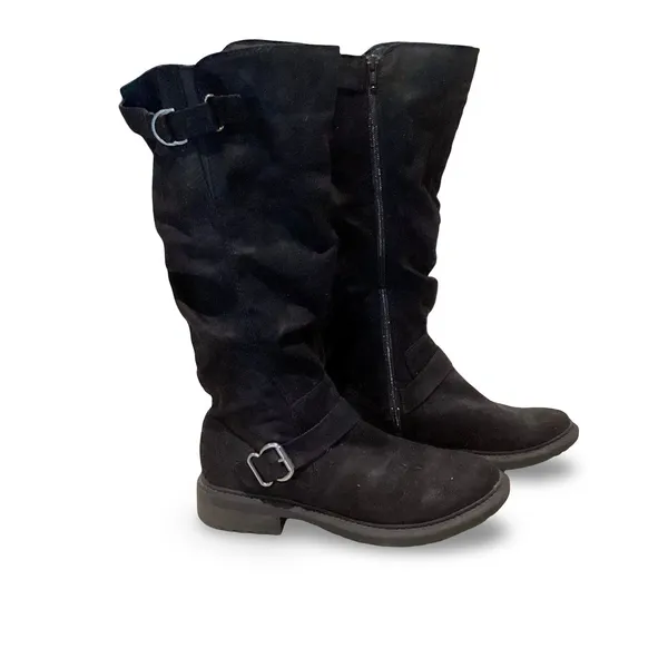 Sonoma Goods For Life® Black Rumer Riding Boots - Image 2