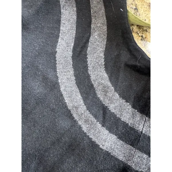 WHBM White House Black Market Ruana Poncho Wrap Border Print Lightweight - Image 6