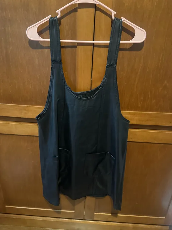 American Eagle Leather mini Dress - Image 4
