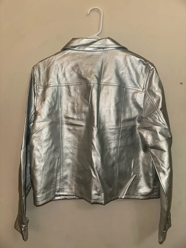Silver jacket Size XL - Image 4