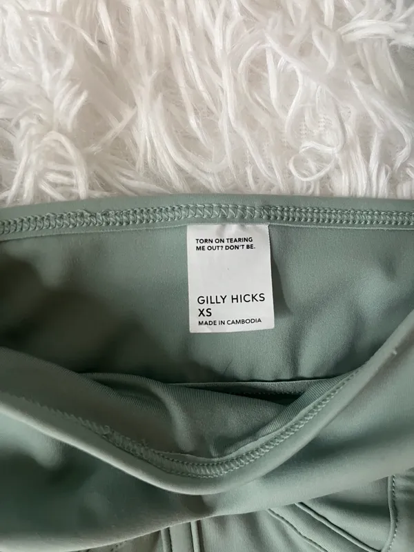 Gilly Hicks Sage Green Corset Going Out Top - Image 3