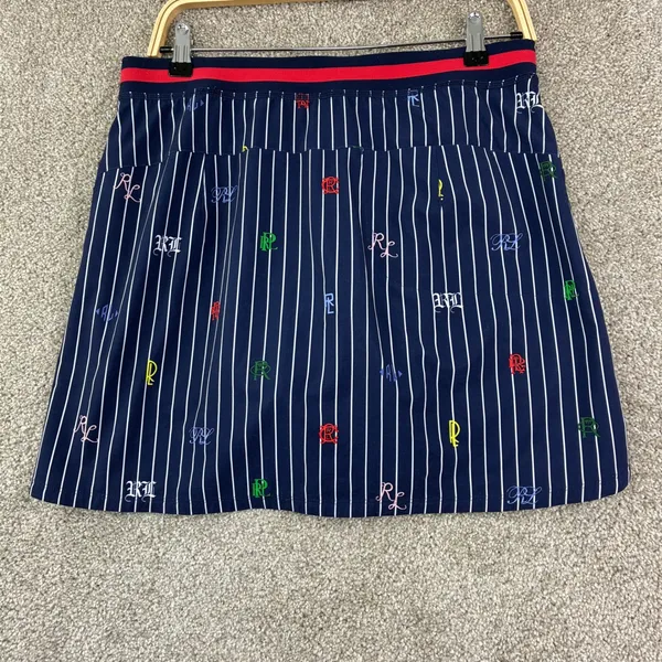 RLX Ralph Lauren Golf Skort Size M Navy Preppy Stretch Skort Country Club Sporty - Image 2