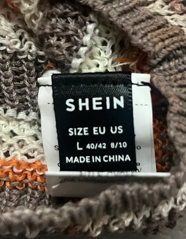SheIn Long Sleeve Cropped Sweater - Image 2