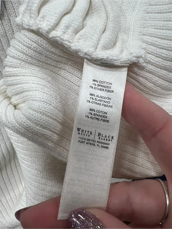 WHBM Moto Sweater L - Image 11