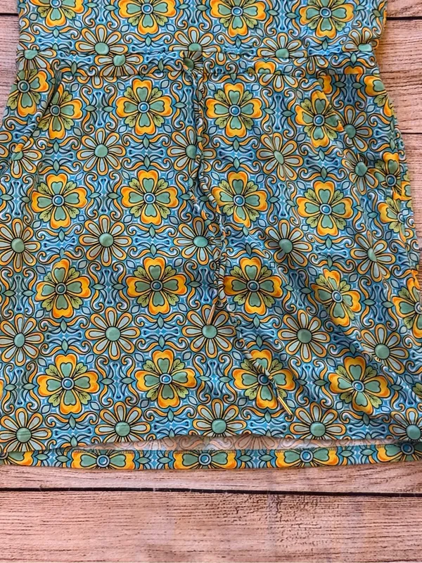 IBKUL Turquoise Blue Sleeveless Drawstring Golf Dress Size XS - Image 5