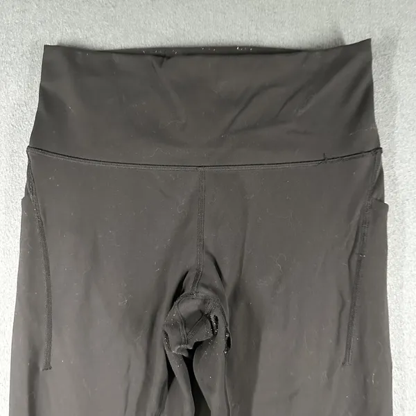 Lululemon Wunder Train High Rise Leggings Womens 10 Black Pockets 25 Inseam - Image 3