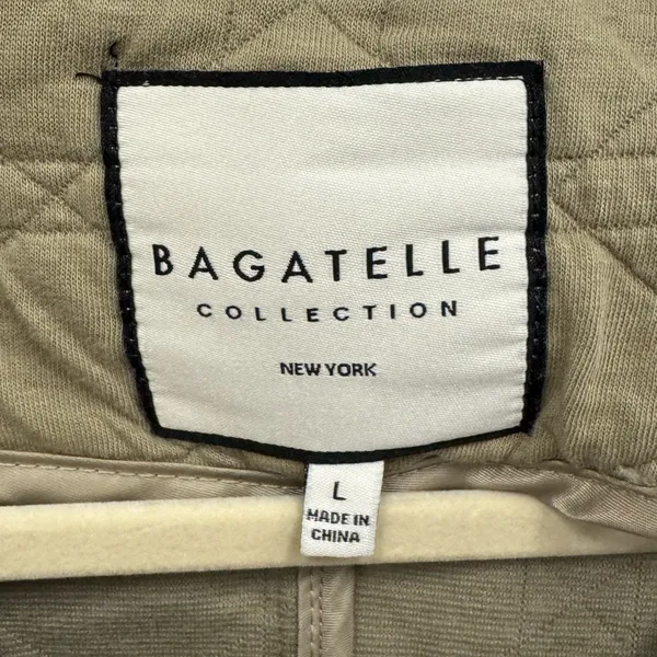 Bagatelle Women's Quilted Zip Up Spring‎ Jacket Windbreaker Olive Green Large - Image 7