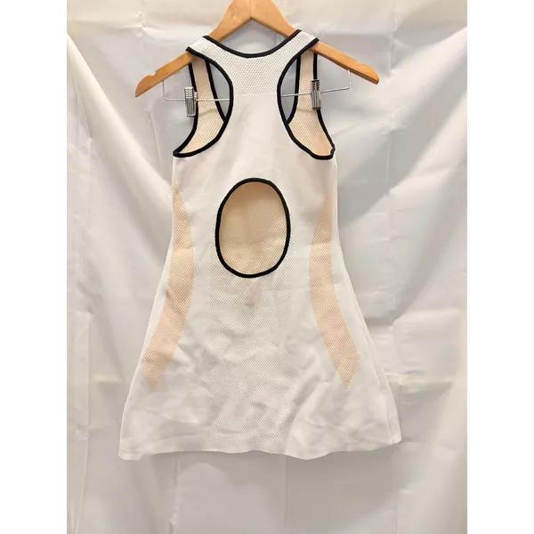 P.E‎ Nation Backswing Dress in Optic White Small Gym Tennis Running - Image 6