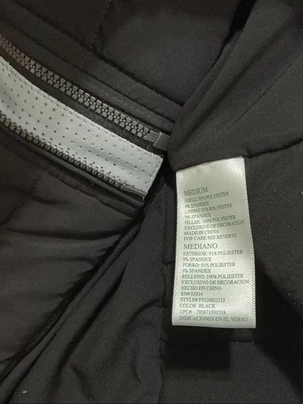 Tangerine Black Quilted Sleeveless Puffer Vest - Image 6