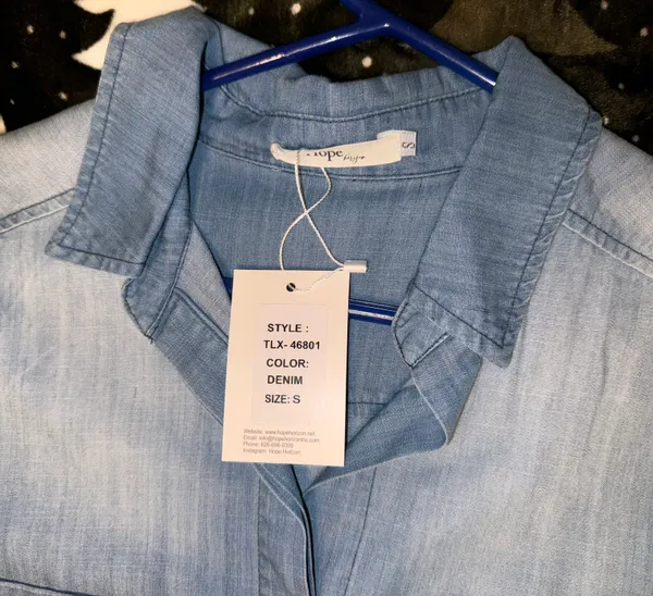 Light Denim Button Up - Image 4