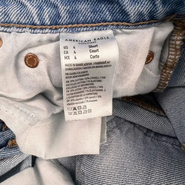 American Eagle 90’s Skinny Denim Jeans, Size: 4 Short - Image 9