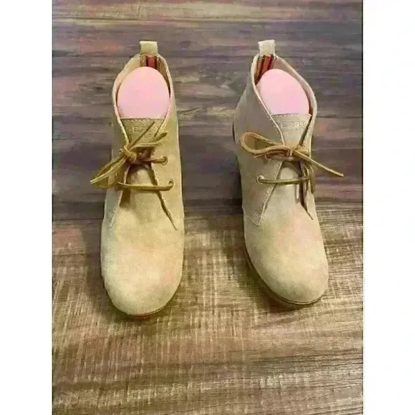 Sperry Harlow Wedge Chukka Bootie Tan Sz 8.5‎ - Image 3