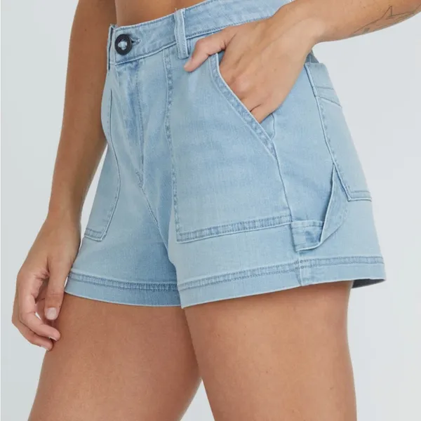 NWT Volcom Jean Shorts size 28 - Image 3