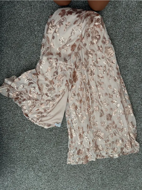 Baltic Born Esme Sequin Dress I Rose Gold Size Medium - Image 9