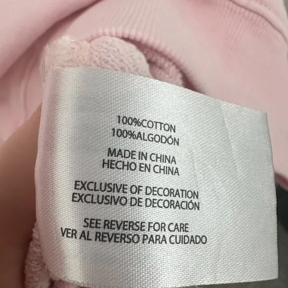 Wildfox Women's XXL Light Pink Brunch‎ Club Everyday Graphic Crewneck Sweatshirt - Image 3