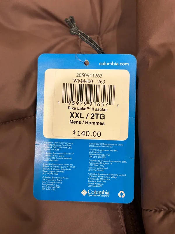 Columbia Pike Lake II Insulated Jacket XXL - Image 2