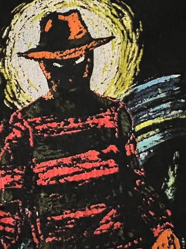 Freddy Krueger Starry Night tshirt. Red Size M - Image 4