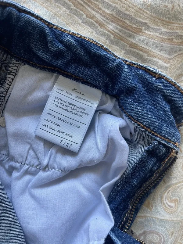KanCan Dark Blue Distressed Skinny Jeans - Image 12