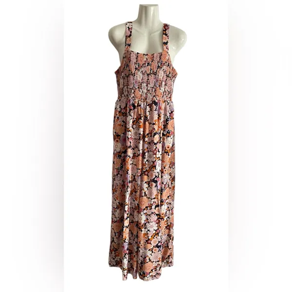DOKOTOO Floral Print Sleeveless Jumpsuit - Image 3