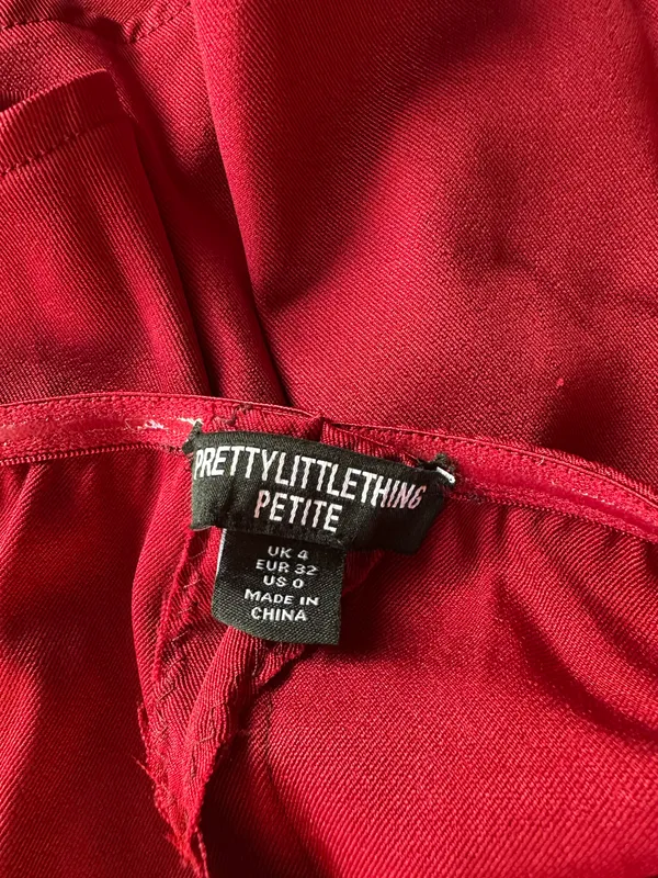 Pretty Little Thing Red Corset Dress - Image 3