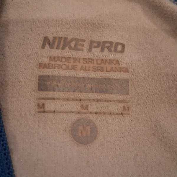 Nike Blue Patterned Long-Sleeve Top - Image 2