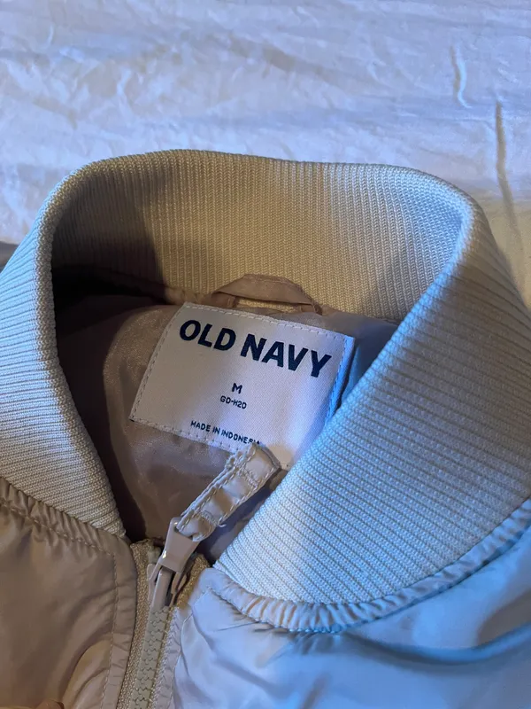 Bomber Jacket Blue Size M - Image 3
