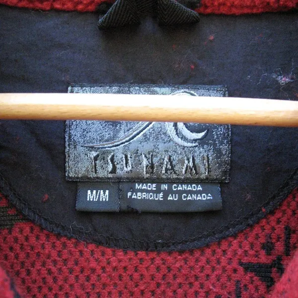 Vintage Tsunami Southwestern Equestrian Fleece Pullover Sweatshirt - Image 7