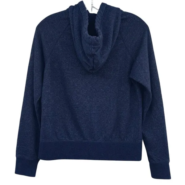 Uniqlo Zip Up Hooded Sweatshirt Hoodie Size Small Blue Athleisure Loungewear - Image 2