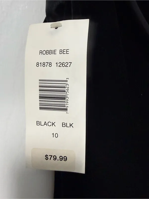 Robbie Bee Black Velvet Maxi Dress with Cowl Neck - Image 4