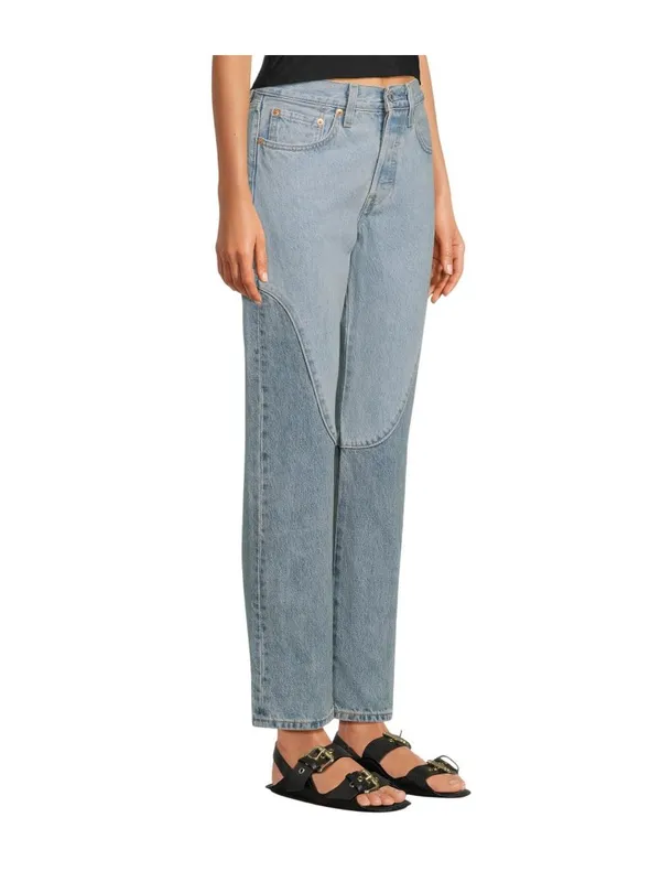 NEW Levi's Womens Original 501 Button Fly Jeans 94417272 County Fair Blue 30 - Image 2