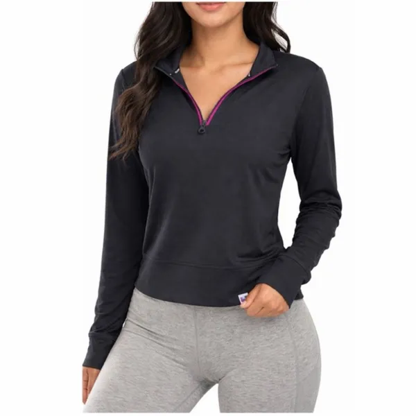 Peloton DreamBlend Half Zip Pullover Black Size XS NWT Ultra Soft Athleisure - Image 9