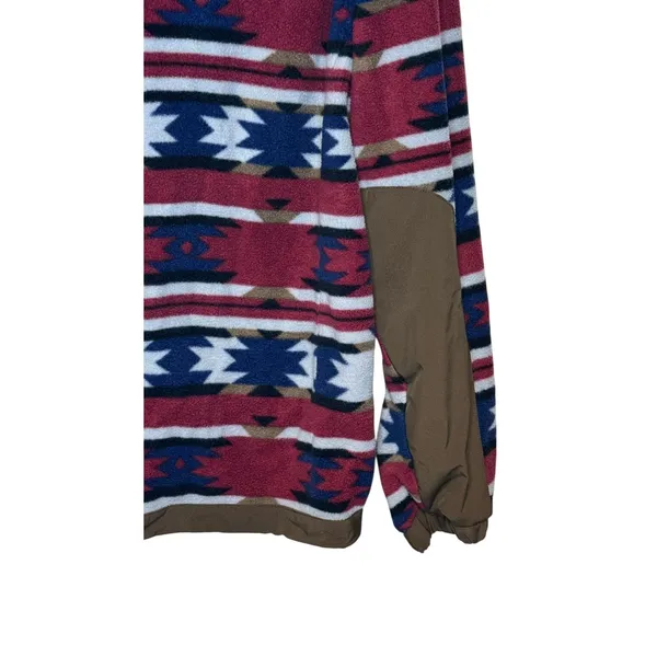 Hooey Women's Sweater Aztec Print Full Zip Ride-Tight Elastic Cuffs Brown‎ Large - Image 8