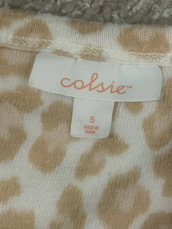 Colsie Target Pajama Set Leopard Print - Image 3
