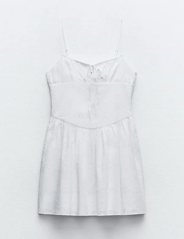 ZARA Embroidered Dress - Image 6