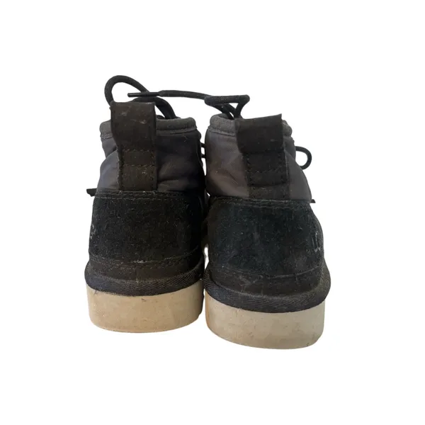 Ugg Neumal Zip Chukka Black Lace Up Zip Boots Zip US 5 Nylon Suede - Image 7