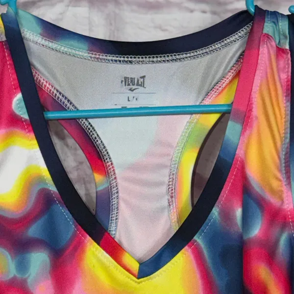 Everlast Women's Large Colorful Racerback Tank Top - Image 2