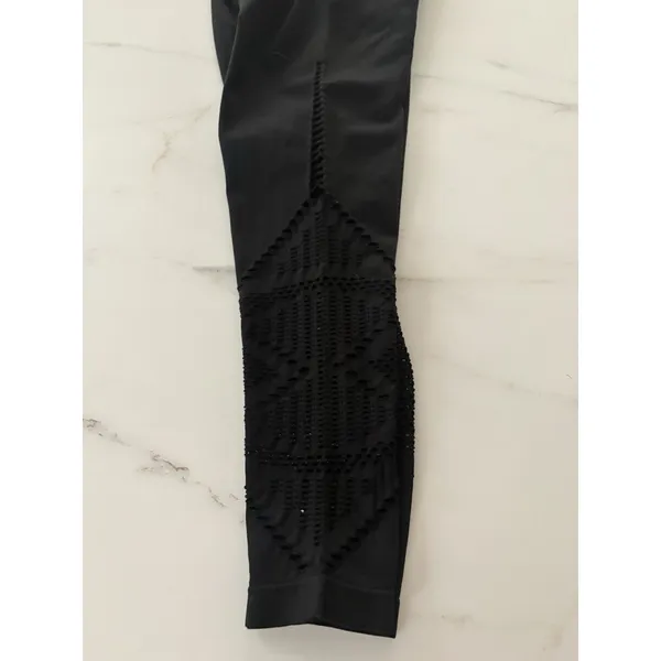Victoria's Secret PINK Cool & Comfy Seamless Laser Cut Leggings Black Small‎ - Image 5