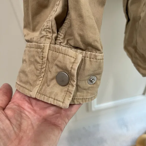 Gap Women's Khaki Utility Jacket‎ Safari Military Cotton Lightweight - Image 7