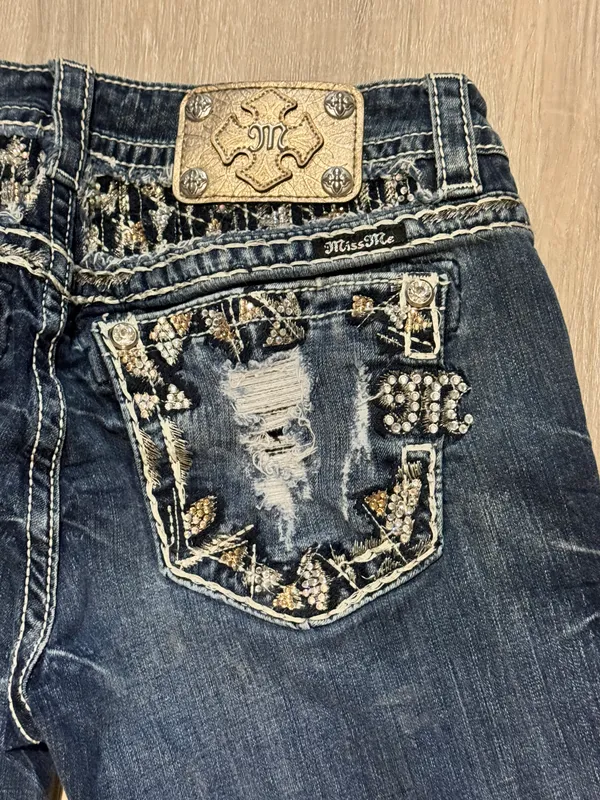 Miss Me Boot Cut Jeans - Image 3