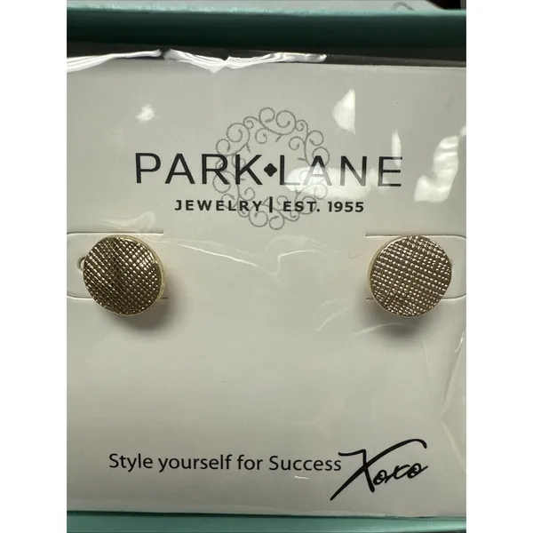 Park Lane "DOTTIE" Pierced Earrings Gold Finish New - Image 2