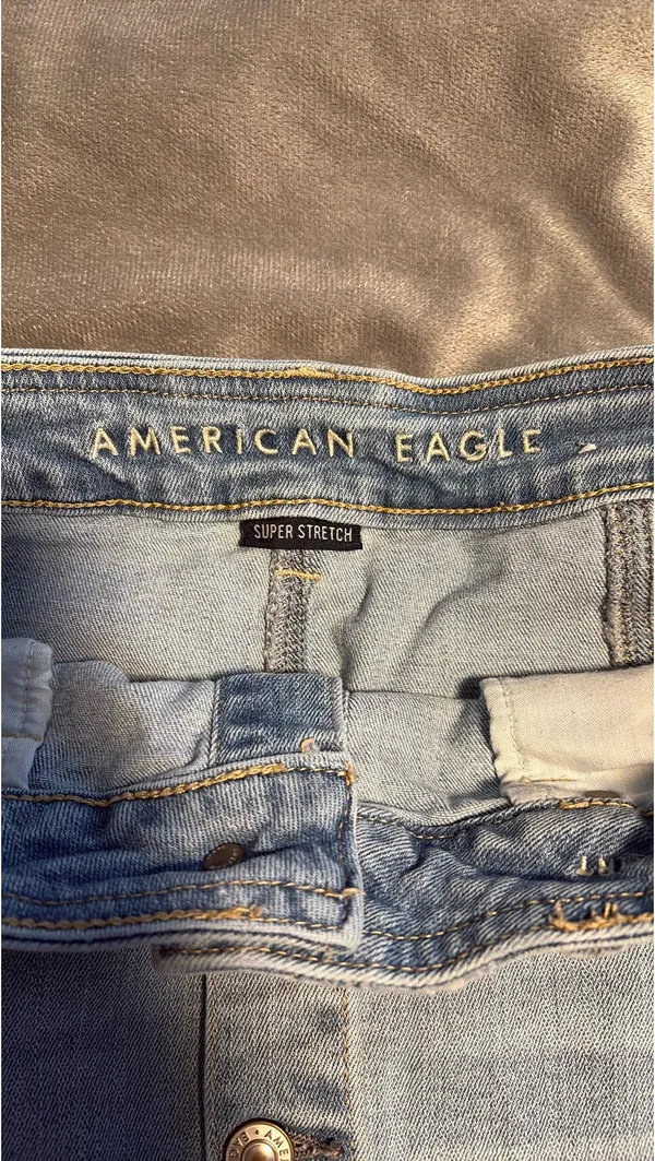 American Eagle Outfitters Button Skirt Jean - Image 3