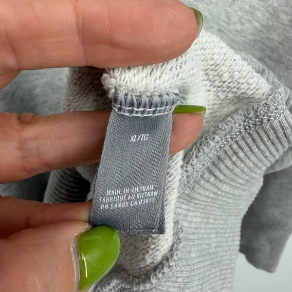 Aerie Sweatshirt Women XL Grey Oversized Raglan Sleeve Pullover Cozy Minimalist - Image 6