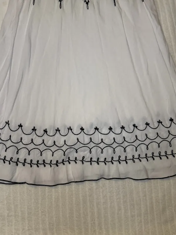 VTG Uluwatu Bali Handmade Lace Embroidered Halter Maxi Dres Size S Boho - Image 9