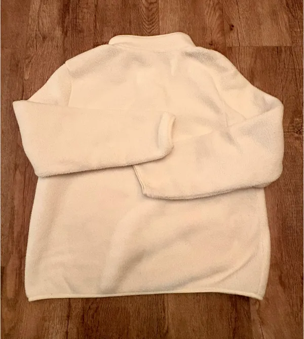 Gerry Fleece White Pullover Size L - Image 2