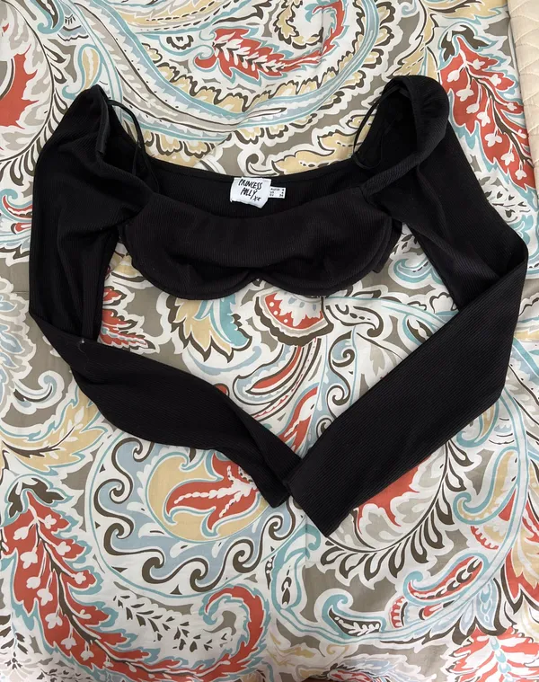 Princess Polly Becca Long Sleeve Crop Top - Image 2