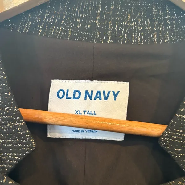 Old Navy Black Shimmer Jacket Size XL Tall‎ - Image 6