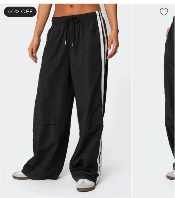 Edikted Nylon Fauna Track Pants - Image 5